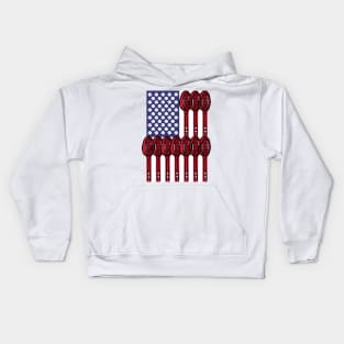 US Open tennis flag Kids Hoodie